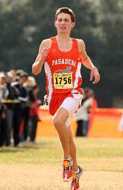 2009 CIF XC Boys D5-052.JPG - 2009 California CIF Cross Country Championships, Woodward Park, Fresno, California